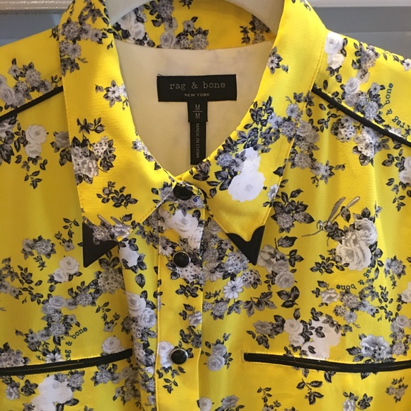 🤩 Rag & Bone Silk Martel Shirt - Picture 4 of 8